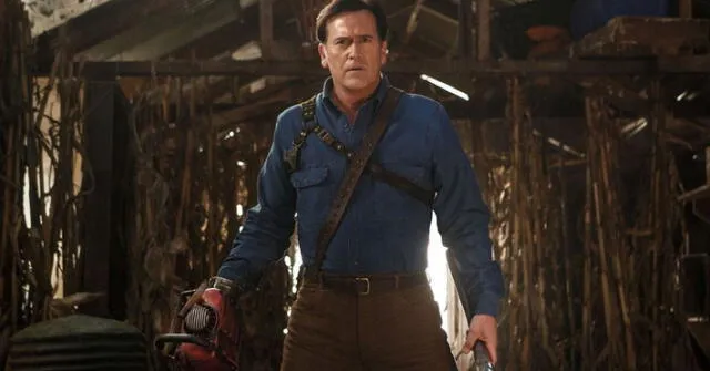 Bruce Campbell es recordado por su papel de Ash Willians en la saga Evil Dead. Créditos: Ash vs. evil dead