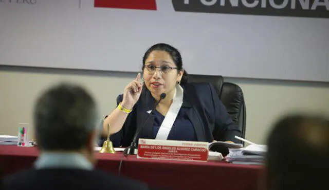 María Álvarez es titular del Primer Juzgado de Investigación Preparatoria. Foto: La República
