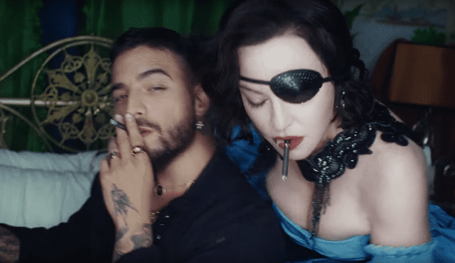 Madonna y Maluma causan revuelo con candentes escenas en nuevo video 