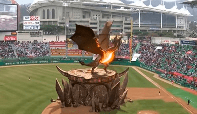 Game of Thrones: Dragón aparece en pleno juego de béisbol [VIDEO]