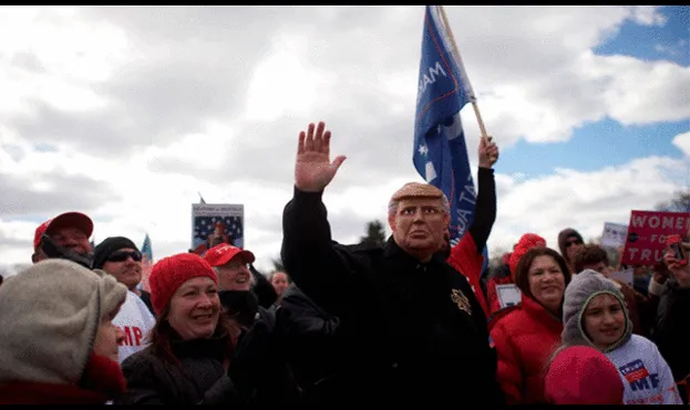 EE.UU.: simpatizantes de Donald Trump marchan para demostrar su lealtad | FOTOS