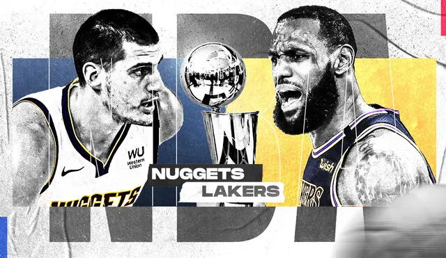 Los Angeles Lakers vs. Denver Nuggets por el juego 3 de las finales de la Conferencia Oeste NBA Playoffs 2020. (Gráfica: Fabrizio Oviedo/La República).