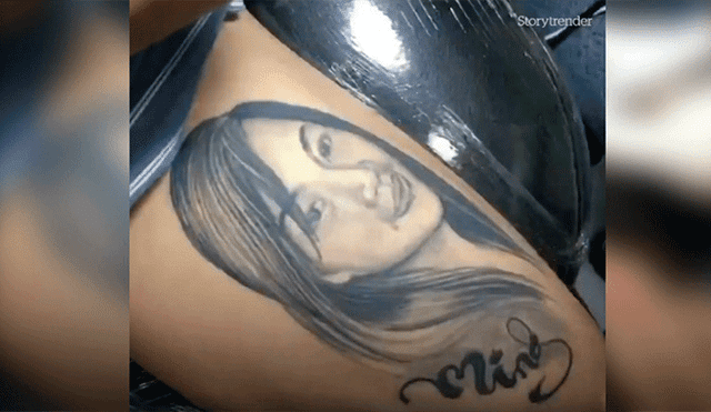Facebook: Joven se tatúa el rostro de su novia, terminan y el decide cubrirlo de esta manera [VIDEO]