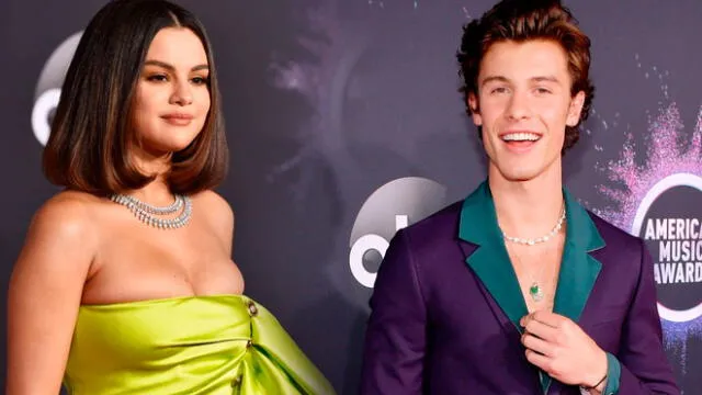 Selena Gomez y Shaw Mendes son las primeras estrellas en desfilar en la red carpet de  American Music Awards 2019.