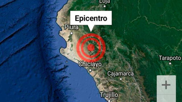 Lambayeque registró sismo de 4.8 grados de magnitud