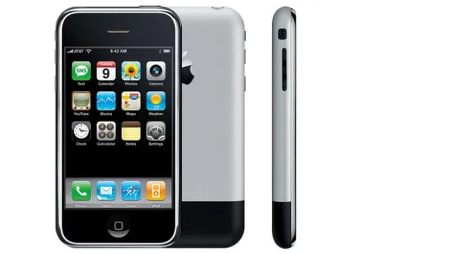 El iPhone 1 fue lanzado en el 2007.