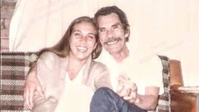 Ramón Valdés y su hija Carmen