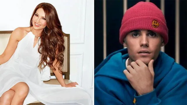 Thalía se solidarizó con Justin Bieber y le dedicó un mensaje como forma de apoyo ante la enfermedad.