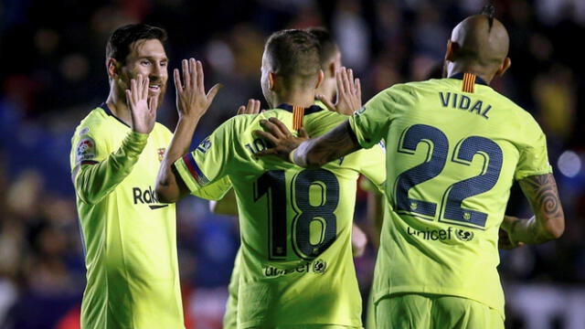 Barcelona goleó 5-0 al Levante con triplete de Lionel Messi [RESUMEN Y GOLES]