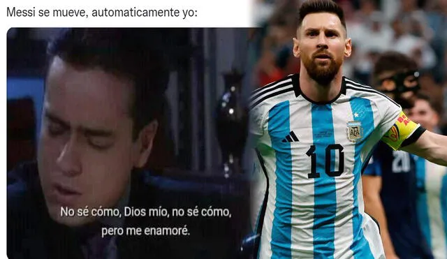 En redes sociales, usuarios resaltaron la performance de Lionel Messi. Foto: EFE/Twitter/Composición LR