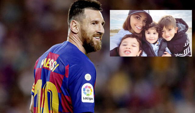 La esposa e hijos de Lionel Messi hicieron un viaje de vacaciones sin el jugador.