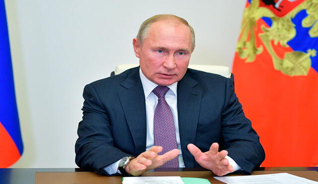 Vladimir Putin destacó la EpiVacCorona contra el coronavirus en una reunión gubernamental. Foto: AFP/referencial