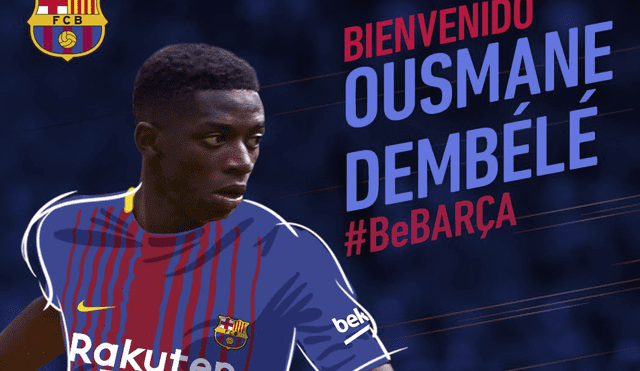 FC Barcelona hace oficial el dorsal que usará Dembélé [VIDEO]