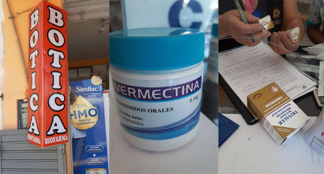 En el local de nombre Biofarma, también encontraron otros fármacos de instituciones públicas y muestras médicas, que eran vendidas. Foto: Diremid.