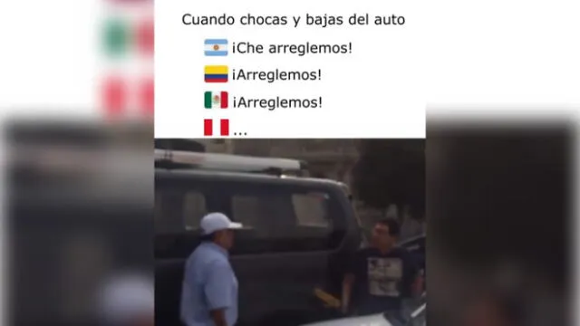 Meme de Facebook causa polémica por mostrar reacción violenta de peruanos [VIDEO]