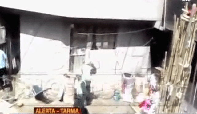 Tarma: un muerto tras explosión en taller clandestino de pirotécnicos [VIDEO]