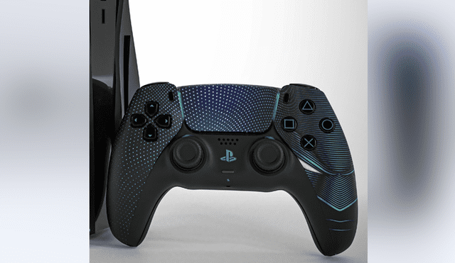 Mando DualSense de la PS5 inspirada en Batman. Foto: XboxPope / Twitter.