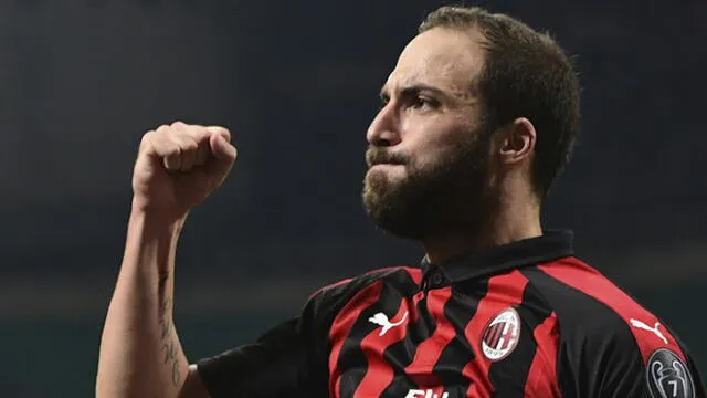 AC Milan vs Olympiacos: mira el golazo de Gonzalo Higuaín por la Europa League [VIDEO]