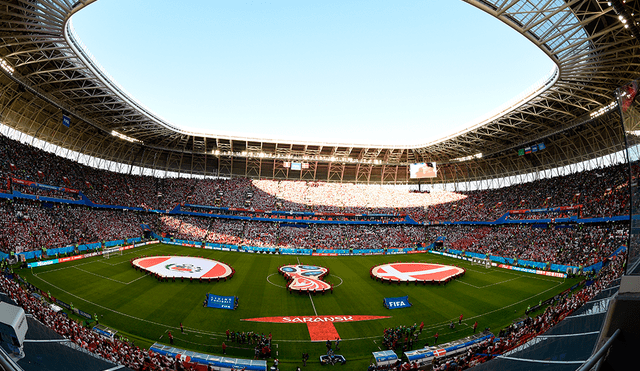Perú y Dinamarca se enfrentaron por la primera fecha del grupo C del Mundial Rusia 2018. | Foto: AFP
