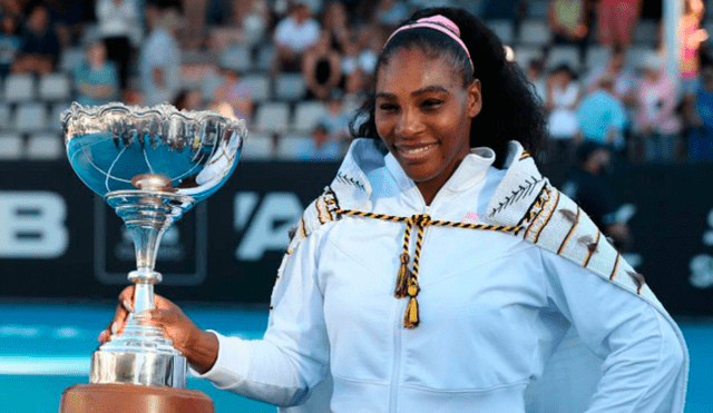 Serena Williams se corona campeona en el WTA de Auckland
