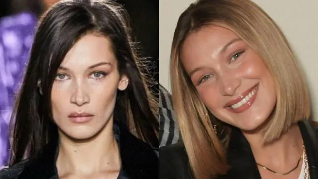 Bella Hadid: antes y después de la Mujer Más bella del mundo con su cabello rubio natural y sin tinte. Fuente: Instagram