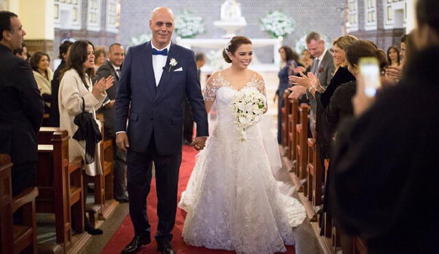 Facebook: Milagros Leiva comparte las fotografías más bellas de su boda