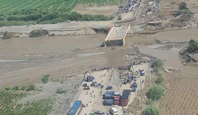 Lima y Chimbote quedarán incomunicadas por 3 días tras colapso de puente Huambacho