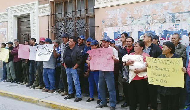 Agricultores de Zaña piden revocar proceso de desalojo 