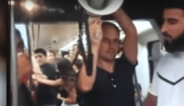 YouTube: nueve evangelistas causaron pánico en metro de Valencia [VIDEO]