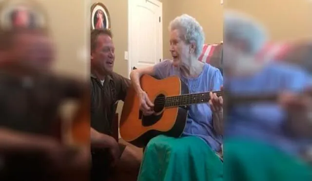 YouTube: mujer con Alzheimer conmueve las redes al interpretar tierna canción con su hijo 