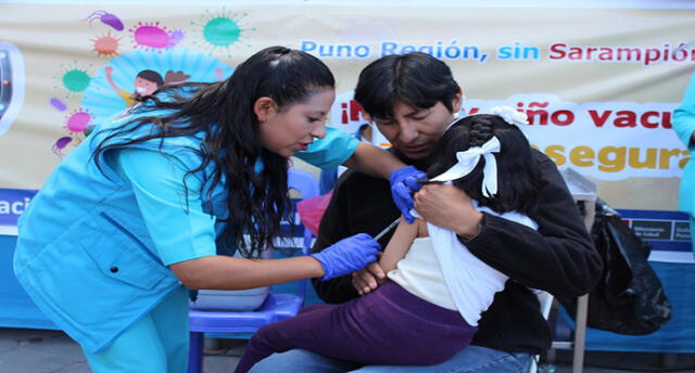 A ritmo de cumbia lanzan campaña de vacunación contra rubeola y sarampión en Puno [VIDEO]