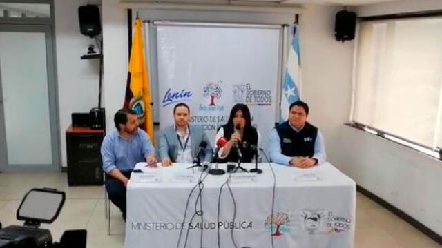 La noticia fue confirmada por la misma ministra de Salud, Catalina Andramuño, en rueda de prensa. Foto: captura