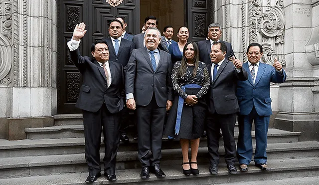 Oposición. Podemos Perú insistirá en una agenda populista. Foto: Jorge Cerdán.