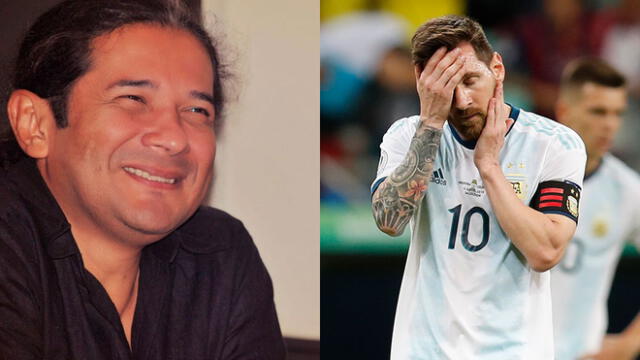 Reinaldo Dos Santos y Lionel Messi