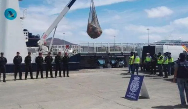España: incautan 2.500 kilos de cocaína en barco venezolano