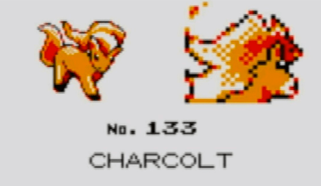 'Charcolt', un 'PokéGod' (hecho por fans) para el que utilizaron el 'sprite' de Puchikoon, aparentemente.