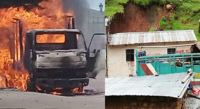 Ronderos capturan a abigeos y queman camión de delincuentes en Apurímac [VIDEO] 