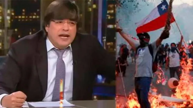 Bayly criticó a los manifestantes en Chile, a quienes acusó de ''malhechores''. Foto: Composición