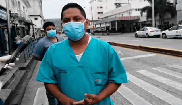 “Nos han mandado a la guerra sin los insumos necesarios”: denuncian falta de equipos contra el coronavirus en Ecuador [VIDEO]