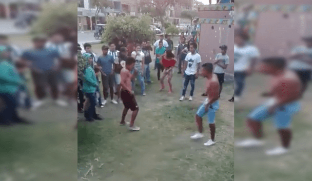Facebook: Denuncian que plaza de Chiclayo es usada para peleas callejeras [VIDEO]