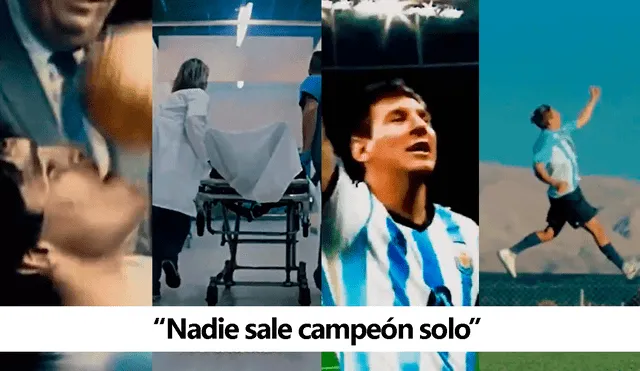 Coronavirus en Argentina: AFA publica video emotivo con Messi y Maradona para combatir la pandemia de COVID-19.