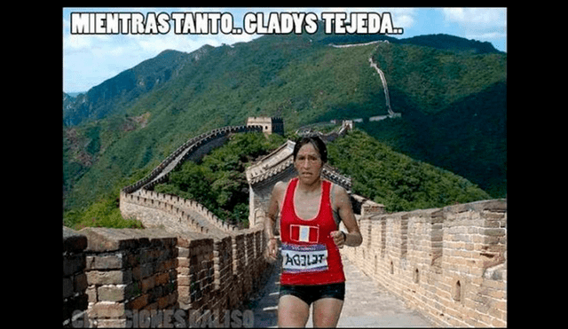 Juegos Panamericanos 2019: memes Gladys Tejeda luego de lograr medalla de oro en maratón. Foto: Facebook