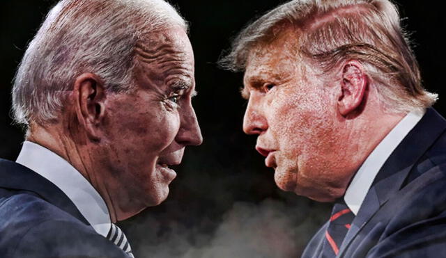 Donald Trump o Joe Biden, uno de los dos será presidente de los Estados Unidos en las elecciones del próximo 3 de noviembre. Foto: EFE / Composición LR