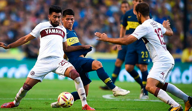 Boca Juniors y Lanús, clubes de la Superliga Argentina, se enfrentan hoy, jueves 31 de octubre, a las 19:20.
