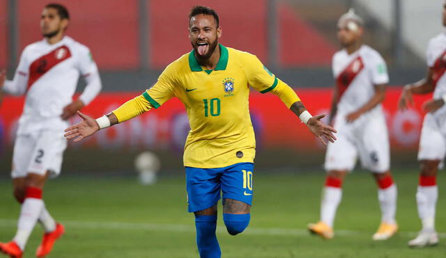 Polémico penal a Neymar fue determinante en derrota de Perú ante Brasil, según exárbitro FIFA Victor Hugo Rivera. Foto: AFP