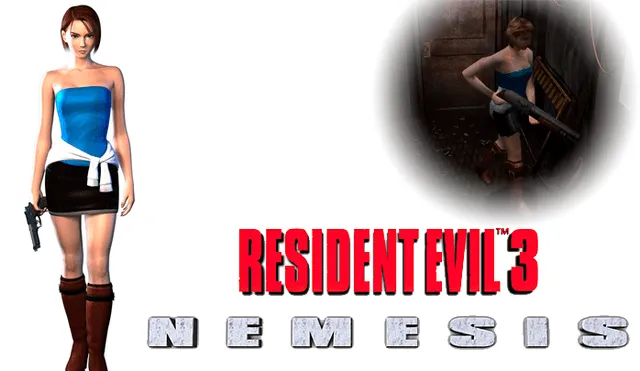 Jill Valentine en Resident Evil 3 de PS1.