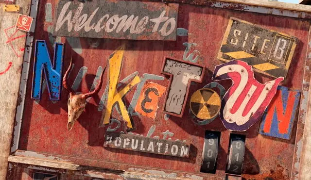 Nuketown '84 tiene un contador de muertes por partida, maniquíes y estructuras con grafitis. El mapa llegará a Call of Duty: Black Ops Cold War el 24 de noviembre. Foto captura: YouTube