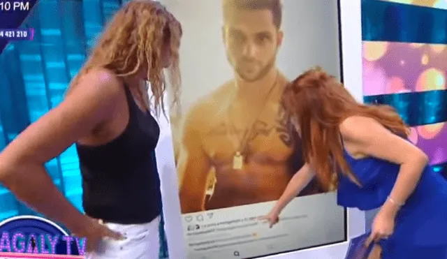 Natalia Málaga envía duro mensaje a Julieta al ver sus fotos desnuda en programa de Magaly