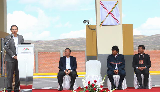 Presidentes de Perú y Bolivia inauguraron centro fronterizo