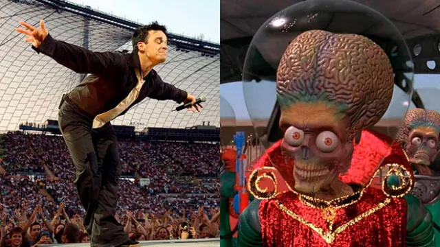 Robbie Williams contactó guardaespaldas para evitar que alienígenas se lo llevaran